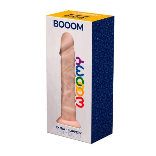 Wooomy Booom Dildo with Packaging – Flesh | Ultimate Pleasure Wooomy Booom Dildo Flesh with Packaging – Waterproof Adult Dildo